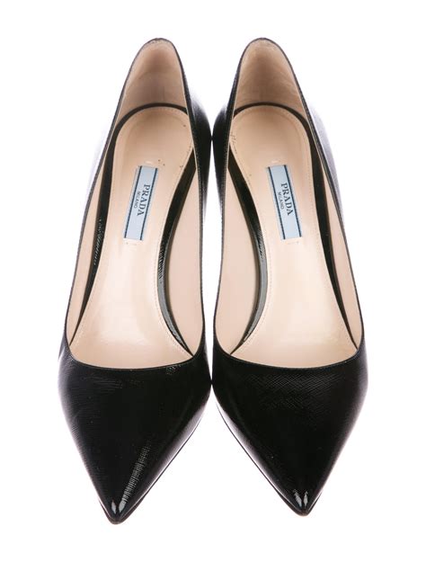 prada leather pumps